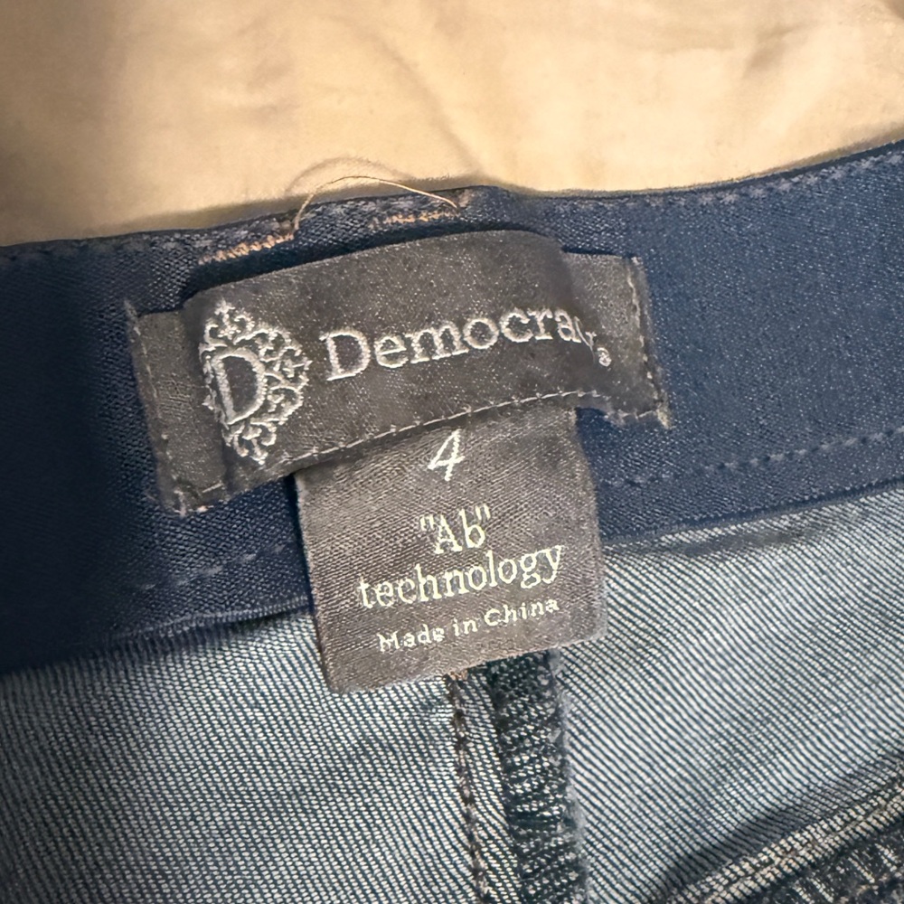 Democracy Jeans Womens 4 Blue Bootcut Ab Technology Normcore Denim Bottoms - Picture 7 of 11
